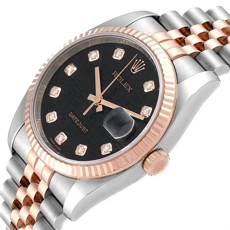 rolex datejust ii gold and steel|36mm rolex datejust rose gold.